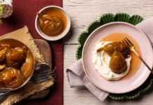 Fig preserved in syrup using an electric pressure cooker